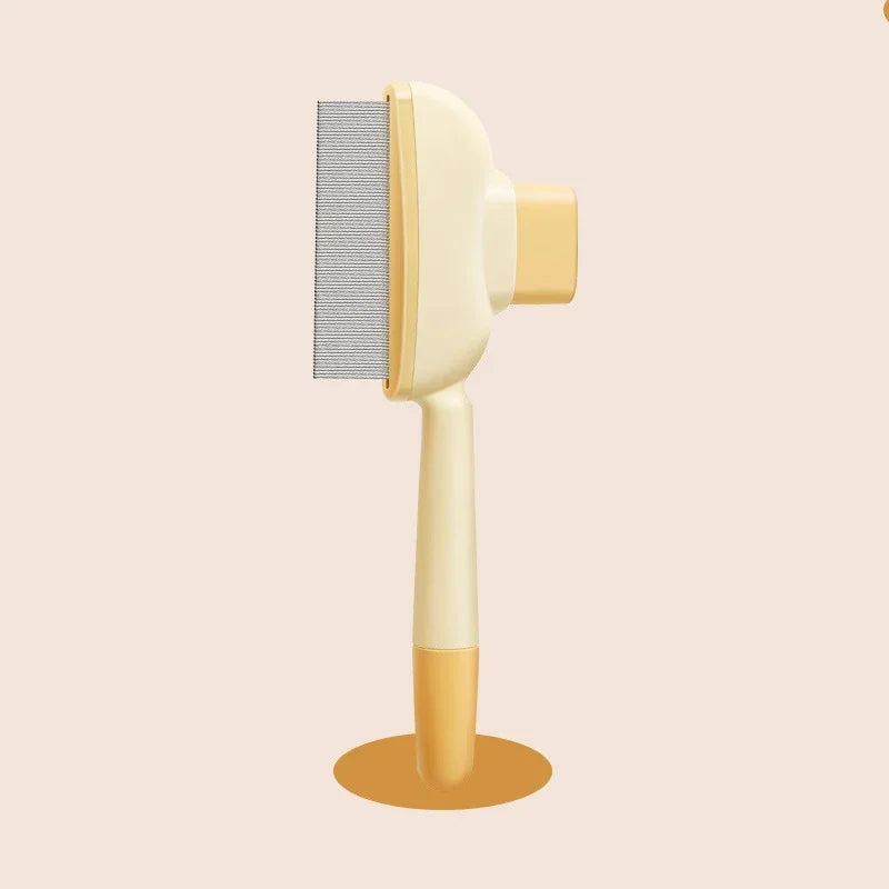 Self-Cleaning Cat Grooming Brush – One-Click Hair Removal Slicker Brush