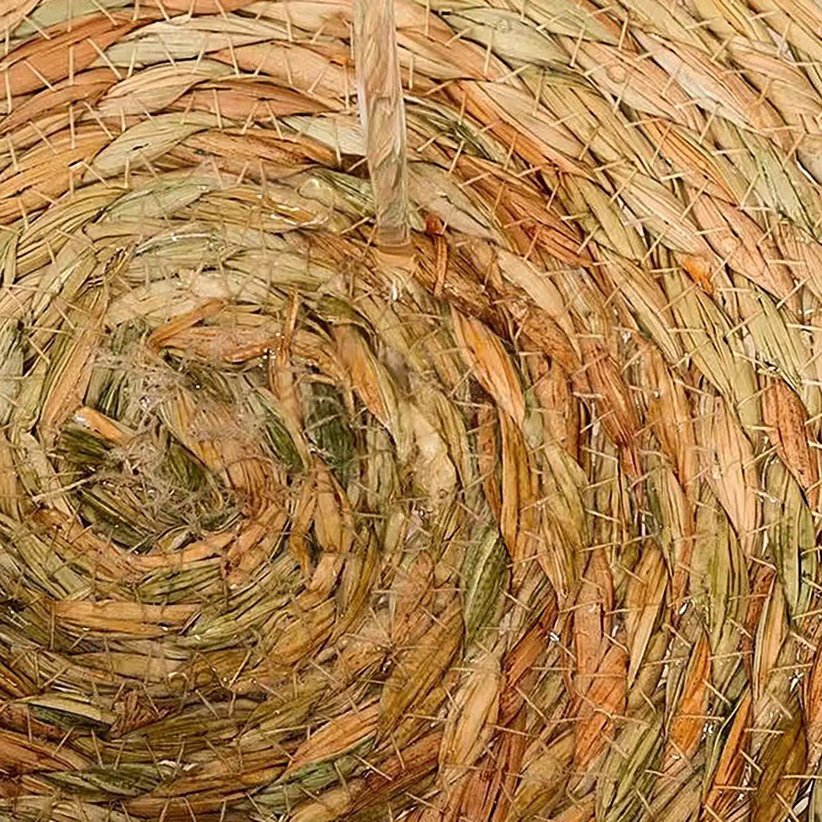 Handwoven Rattan Cat Bed