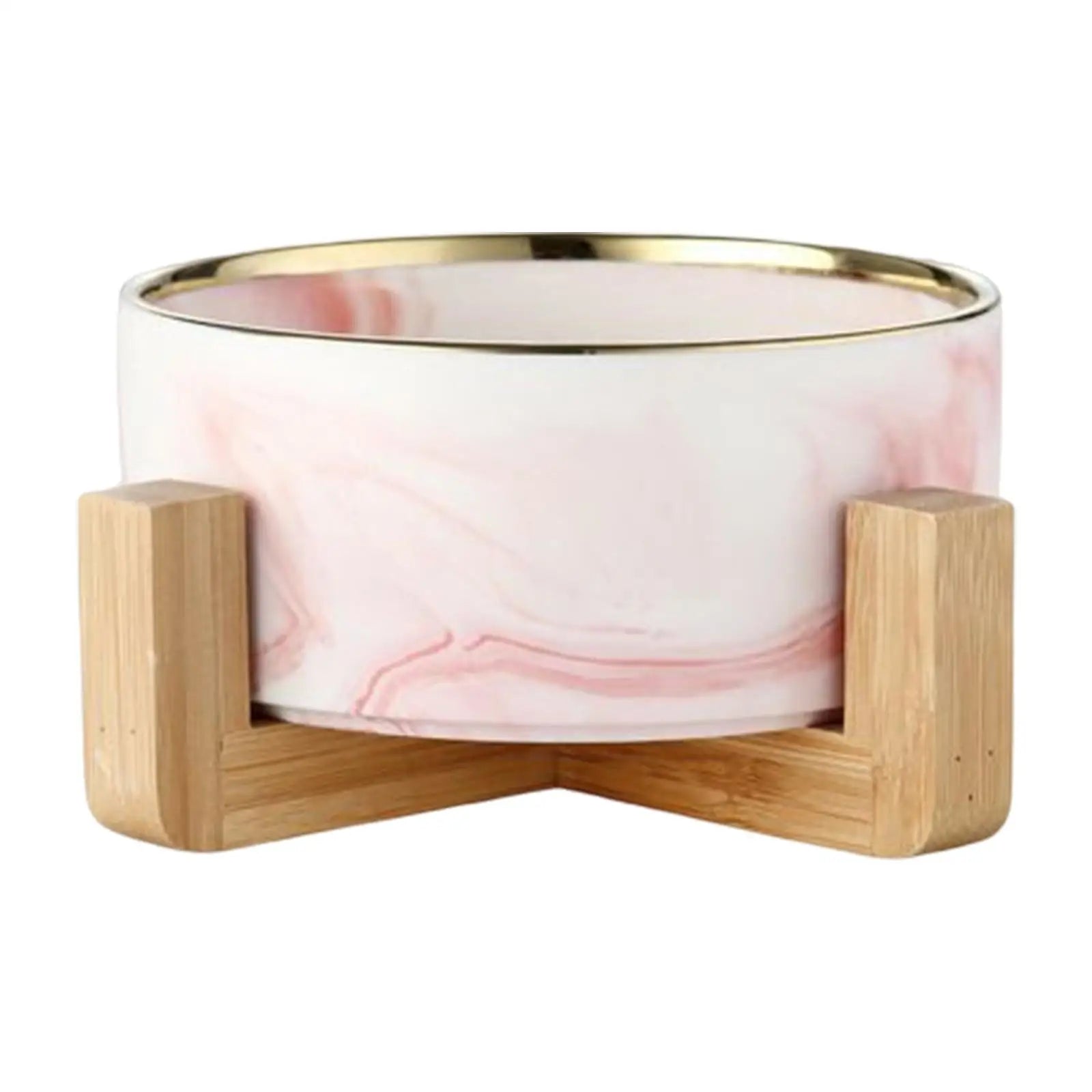 Elevated Ceramic Cat Bowl Set — Food & Water
