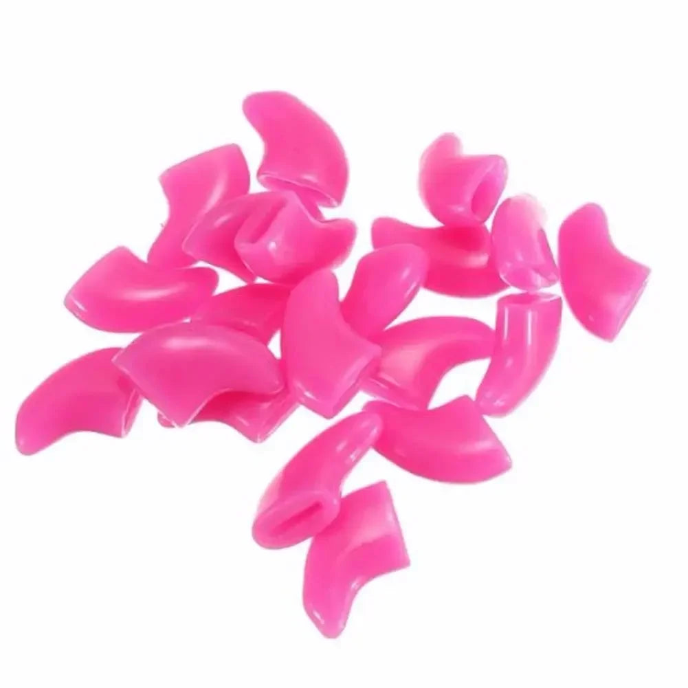Soft Silicone Nail Caps for Cats – Protect Furniture & Floors